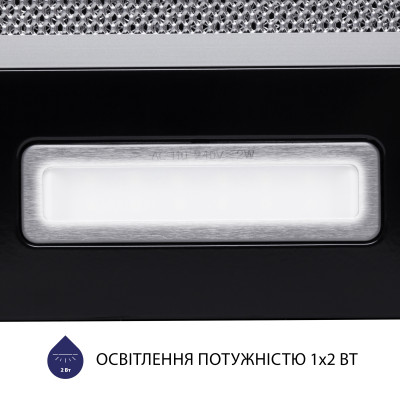 Витяжка Minola HTL 6614 BL 1000 LED (телескопічна)