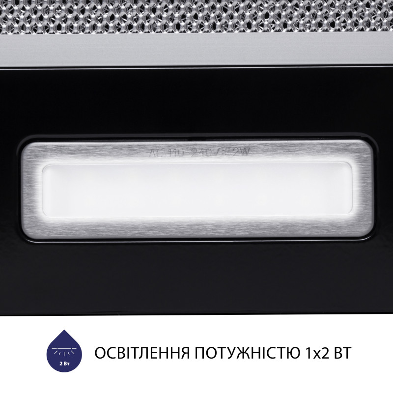 Витяжка Minola HTL 6614 BL 1000 LED (телескопічна)