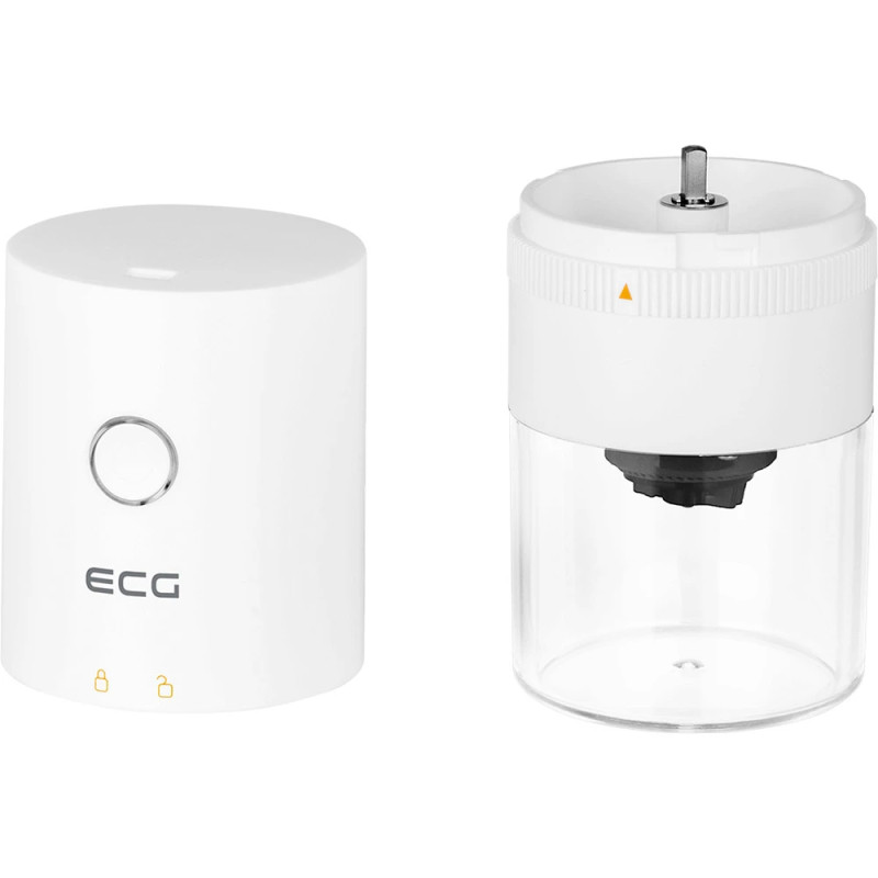 Кавомолка ECG KM 150 Minimo White (акумуляторна)