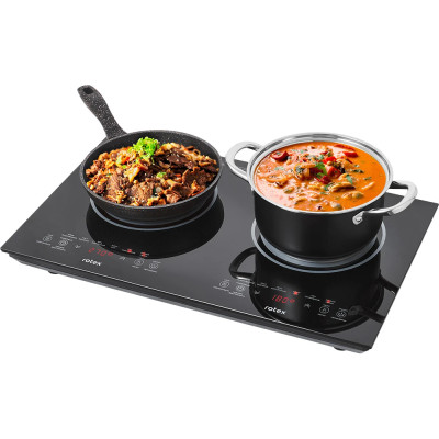 Плитка ROTEX RIO250-G Duo (2800Вт 2-х канфорочна)