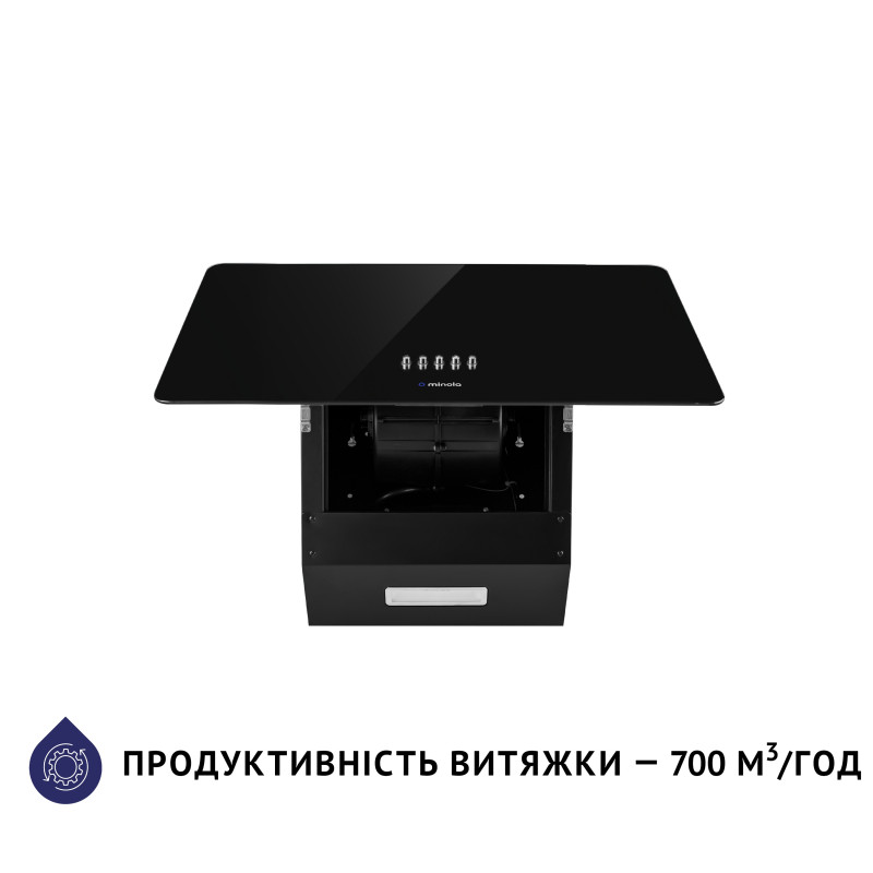 Витяжка Minola HDN 5224 BL 700 LED (похила)