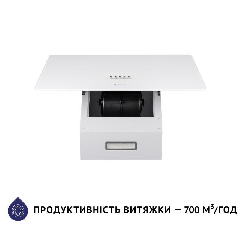 Витяжка Minola HDN 6224 WH 700 LED (похила)