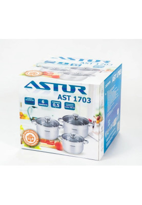 Набір посуду Astor AST1703 (6пр)