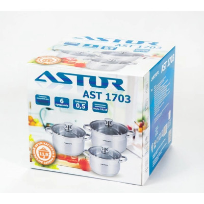 Набір посуду Astor AST1703 (6пр)