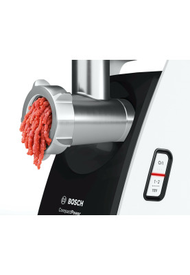М`ясорубка Bosch MFW3X18W шинковка, томатопрес, млинок