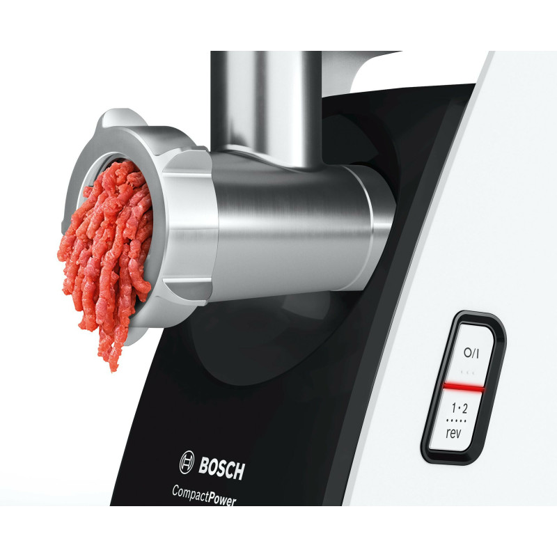 М`ясорубка Bosch MFW3X18W шинковка, томатопрес, млинок