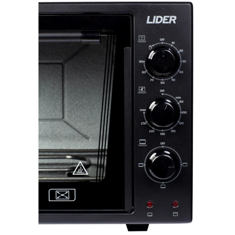 Духовка LIDER 4823 ECO BLACK-RED