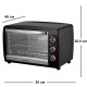 Духовка INTERLUX ILEO-0048BG (48 л, чорна)