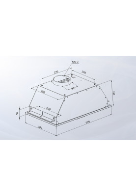 Витяжка Artel ART Canopi 350 WHITE
