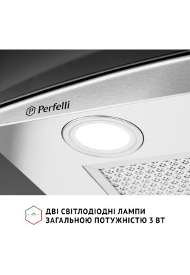 Витяжка Perfelli Grassi 6HMX INOX купольна зі склом