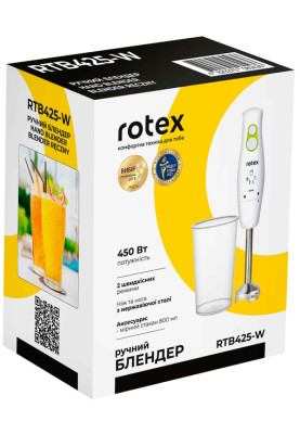 Блендер Rotex RTB425-W (погружний) + стакан