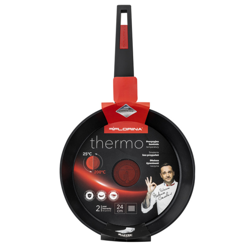Сковорідка FLORINA 1P8902 THERMOSENSOR 24см б/кр