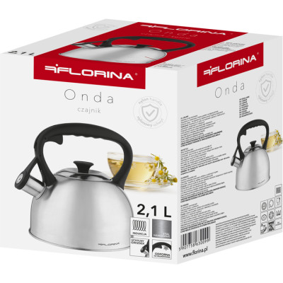 Чайник з свистком FLORINA 5C0227 ONDA (2,1л)