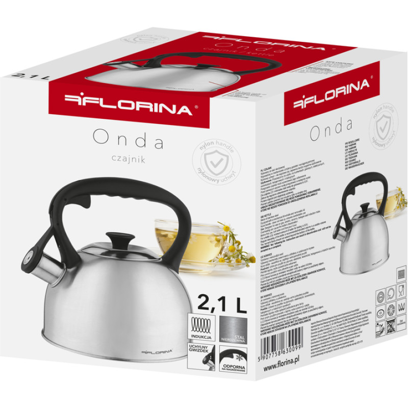 Чайник з свистком FLORINA 5C0227 ONDA (2,1л)