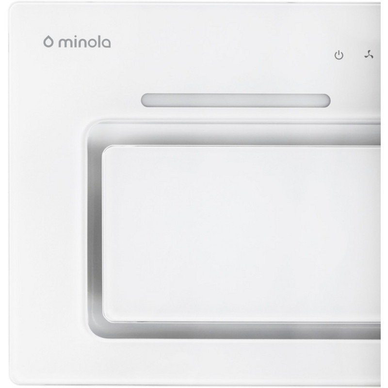 Витяжка Minola HBI 6873 WH GLASS 1200 LED Line (повновбудована)