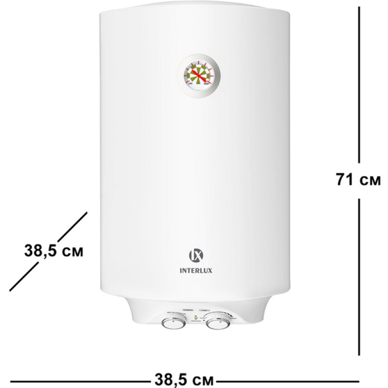 Водонагрівач INTERLUX IRWH-50MW (сухий тен,1500 Вт) Водонагрівач INTERLUX IRWH-50MW (сухий тен,1500 Вт)