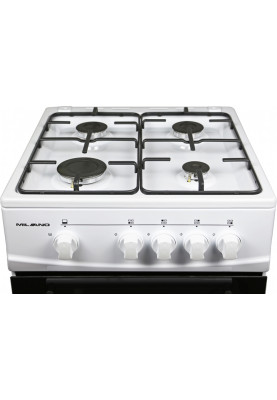 Плита газова Milano ML55 G0 /01+біла (50х50)