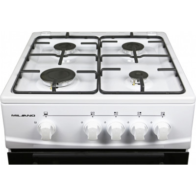 Плита газова Milano ML55 G0 /01+біла (50х50)