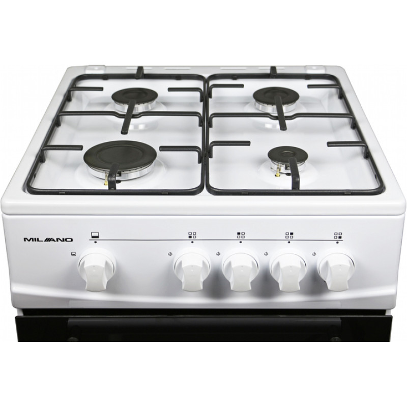 Плита газова Milano ML55 G0 /01+біла (50х50)