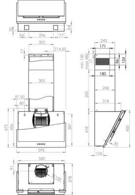 Витяжка Gorenje WHI 6 SYB