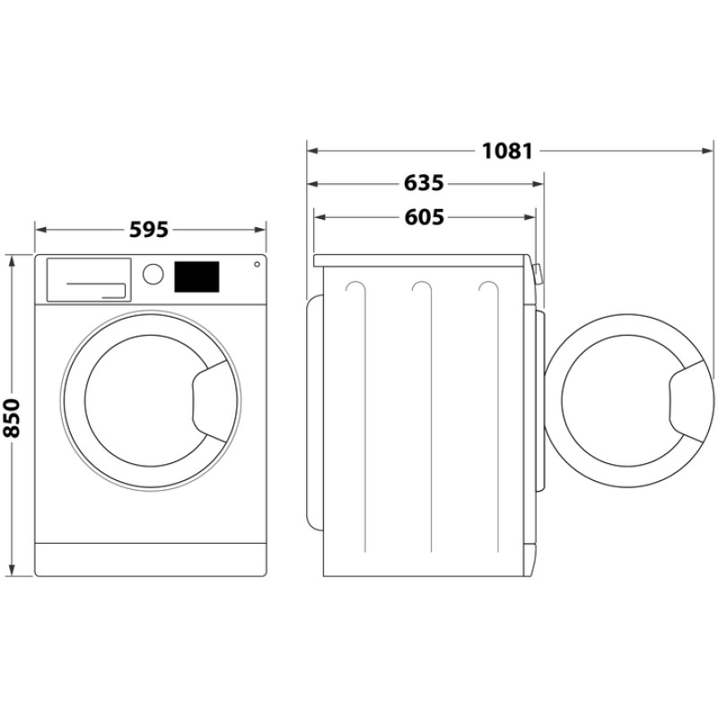 Прально-сушильна машина Whirlpool FFWDB 1176258 BCV