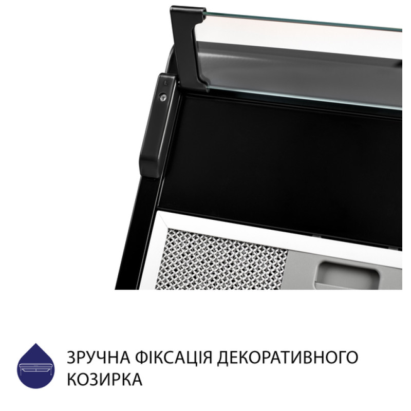 Витяжка Minola HPL 615 BL (плоска)