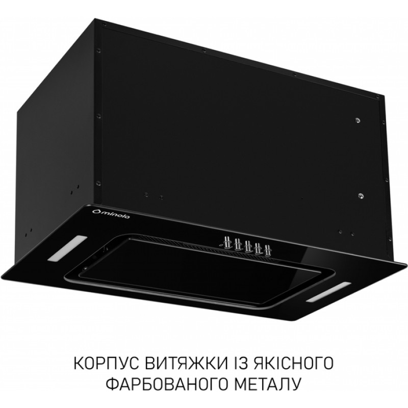 Витяжка Minola BGK 5877 BL 1200 LED (повновбудована)