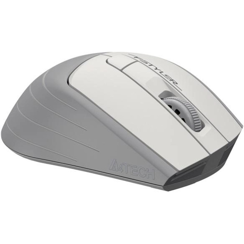 Мишка A4-Tech Fstyler FG30S Grey/White