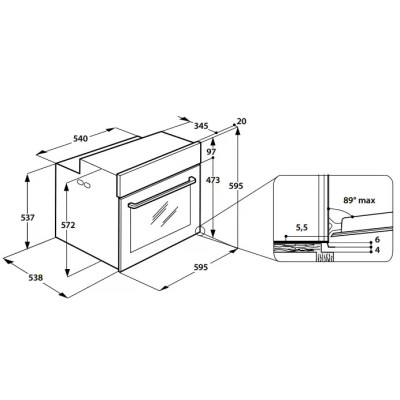 Духова шафа Whirlpool AKZ 96230IX Духова шафа Whirlpool AKZ 96230IX