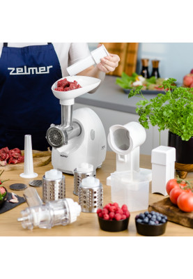 М`ясорубка ZELMER ZMM4050B шинковка, томатопрес
