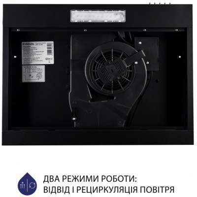 Витяжка Minola HPL 612 BL  (плоска)