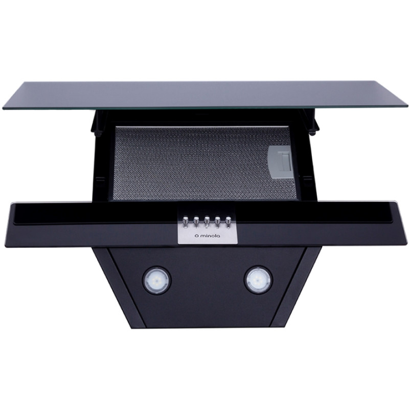 Витяжка Minola HDN 6212 BL/INOX 700 LED (похила)