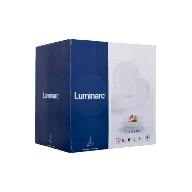 Сервіз LUMINARC CARINE білий 19 предметів