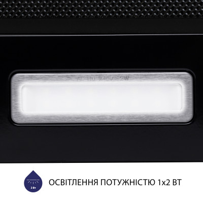 Витяжка Minola HTL 6214 BLF 700 LED (телескопічна)