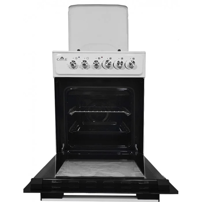 Плита комбінована CASTLE CPEG-50W (3+1) (біла)