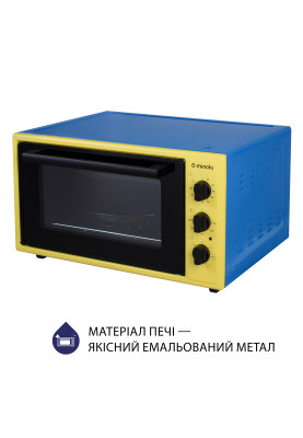 Духовка Minola FOET 4815 UA (жовто-блакитна)
