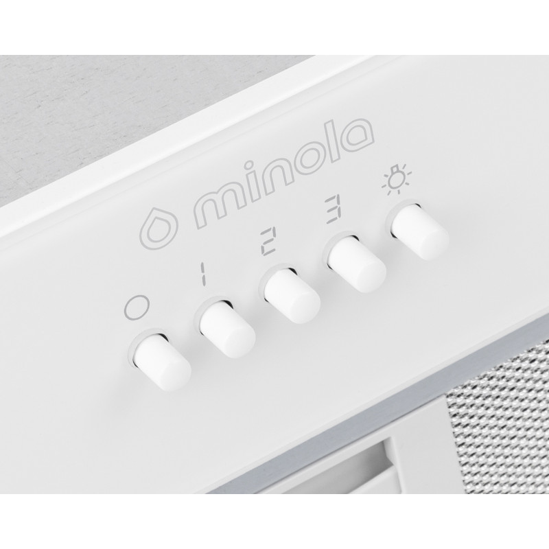 Витяжка Minola HBI 52621 WH GLASS 700 LED (повновбудована)