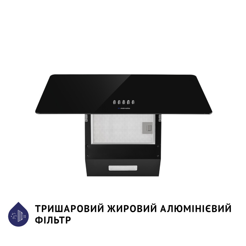 Витяжка Minola HDN 6224 BL 700 LED (похила)