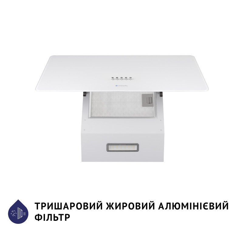 Витяжка Minola HDN 6224 WH 700 LED (похила)
