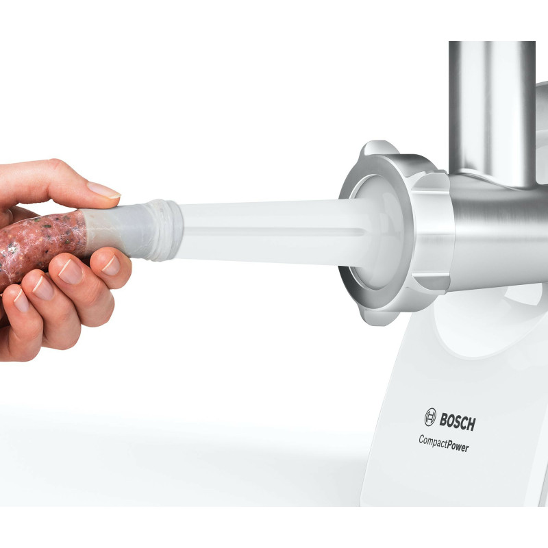 М`ясорубка Bosch MFW3X18W шинковка, томатопрес, млинок