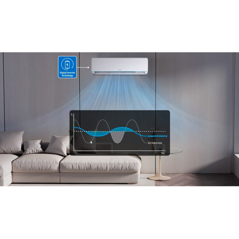 Кондиціонер Samsung AR18BXHQASINUA (інвертор, -22)