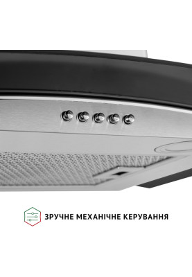 Витяжка Perfelli Grassi 6HMX INOX купольна зі склом