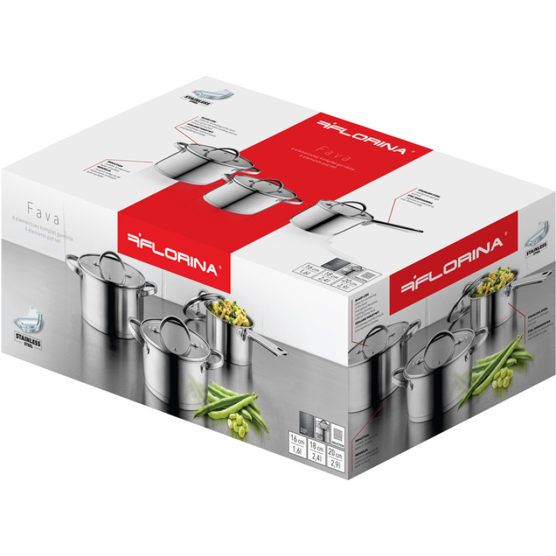 Набір посуду FLORINA 5G0500 FAVA (6пр.)