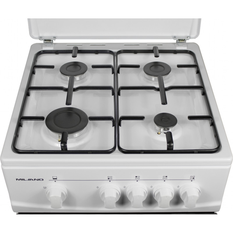 Плита газова Milano ML55 G1 /01+біла (50х50)
