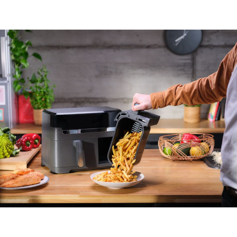 Мультипіч-фритюрниця Tefal EY905B10 Dual Easy Fry & Grill