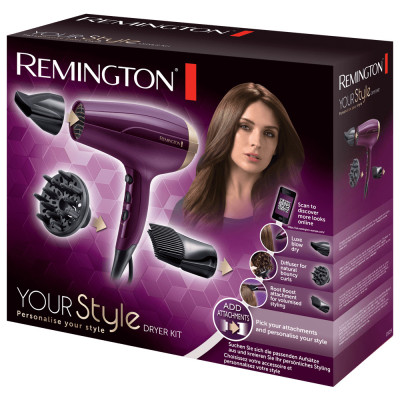 Фен Remington D5219 дифузор, щітка