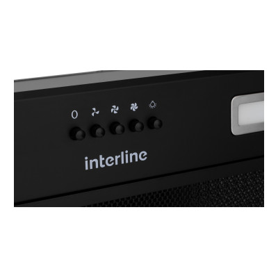 Витяжка  INTERLINE SMART S BL A/60/T повновбудована  (60см, 700куб)