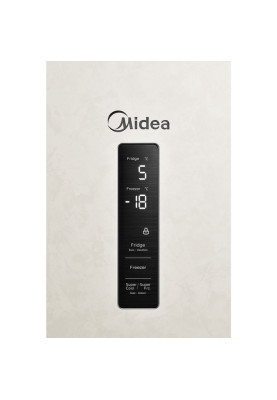 Холодильник MIDEA MDRB470MGF33OM (бєжевий, дисплей)