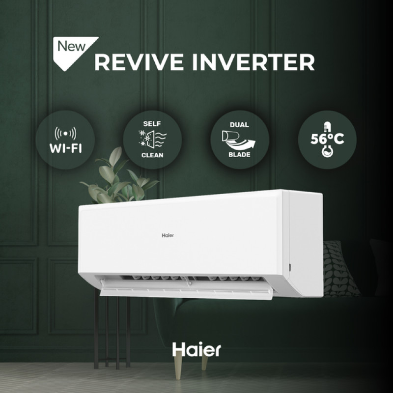 Кондиціонер Haier Revive Inverter AS25RHBHRA/1U25YERFRA (інвертор -15)