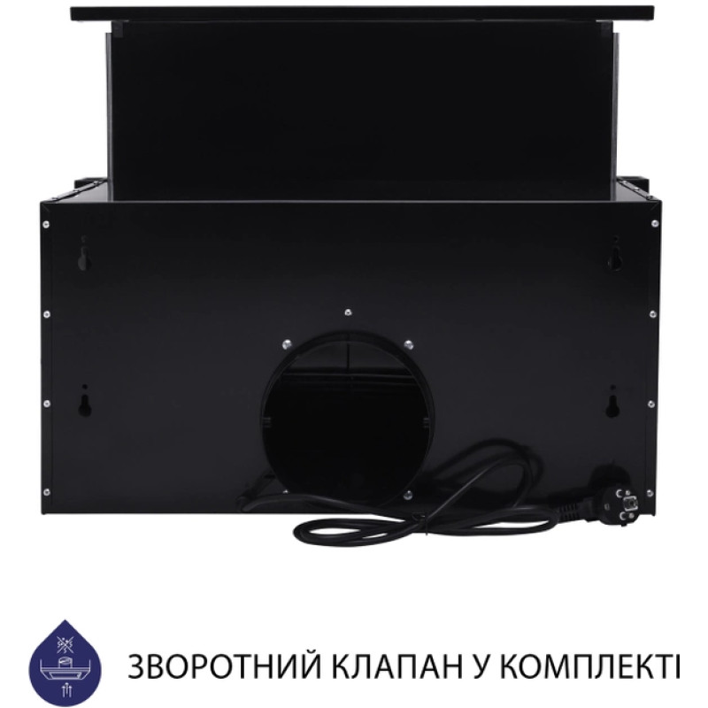 Витяжка Minola HTL 6714 BL 1100 LED (телескопічна)